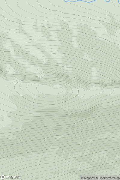Thumbnail image for An Reithe [Glen Affric to Glen Moriston] showing contour plot for surrounding peak